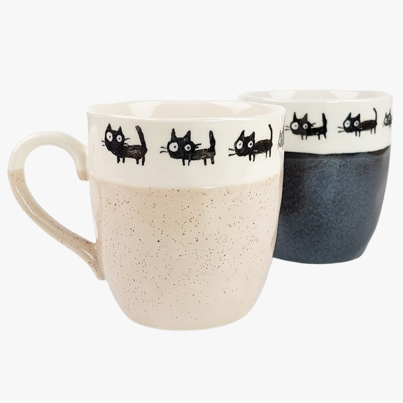Mugg set med japansk katt