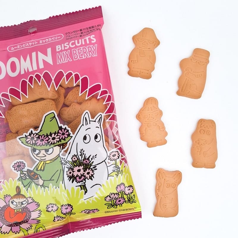 Mumin kex med röd frukt