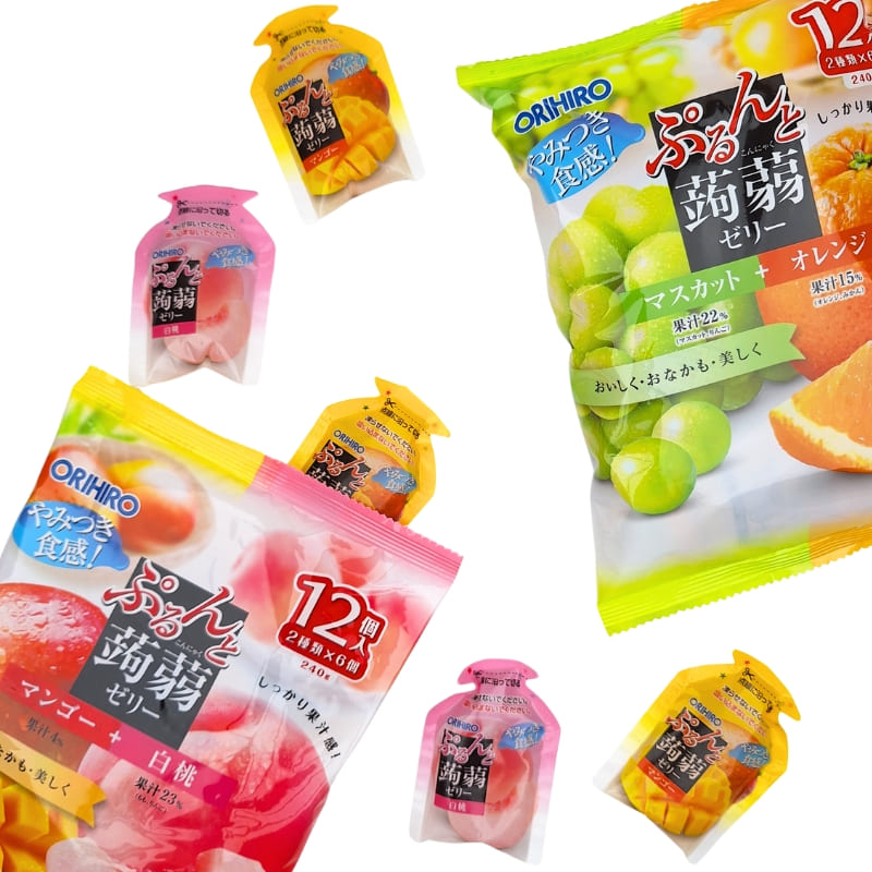 Muscat & Orange Orihiro Konjacgelé