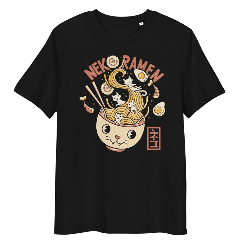 Neko Ramen Japansk T shirt S