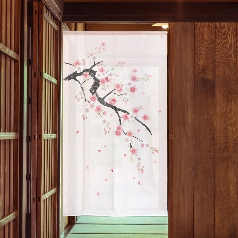 Noren Japansk körsbärsblomma 85 x 150 cm