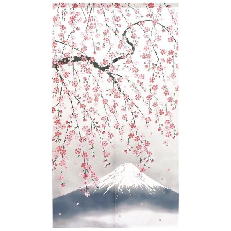 Noren japansk Mount Fuji 85 x 150 cm