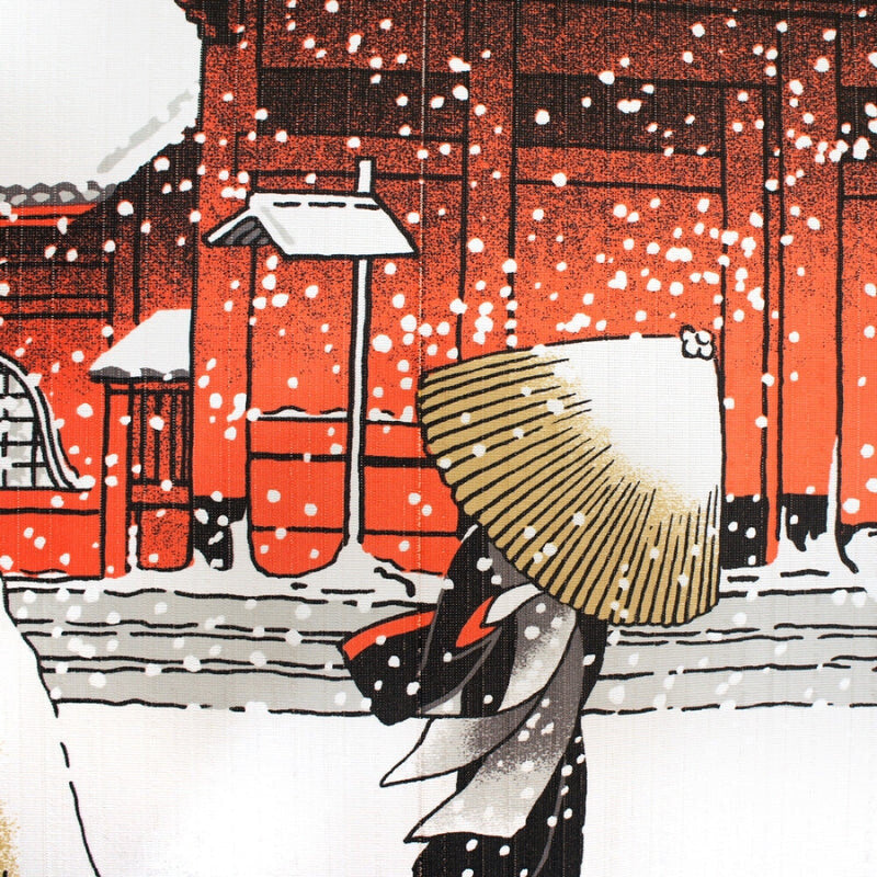 Noren Japansk snö 85 x 150 cm