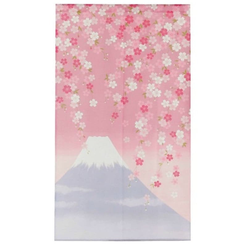 Noren Japanska Fuji Sakura 85 x 150 cm
