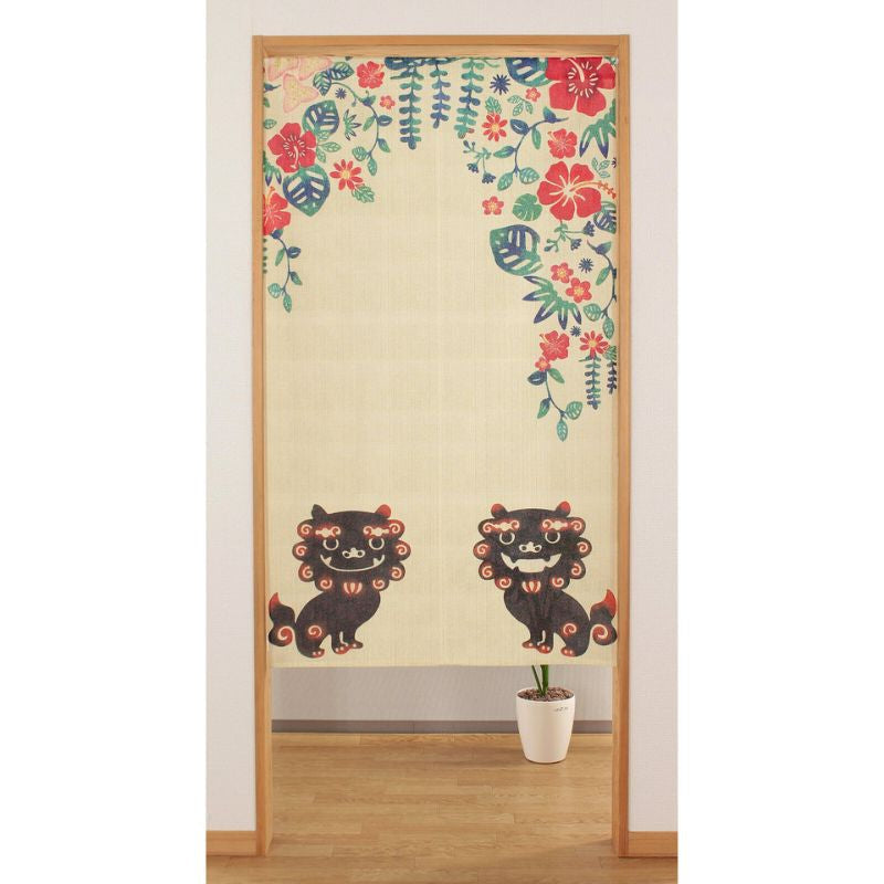 Noren Japanska Shisa 85 x 150 cm