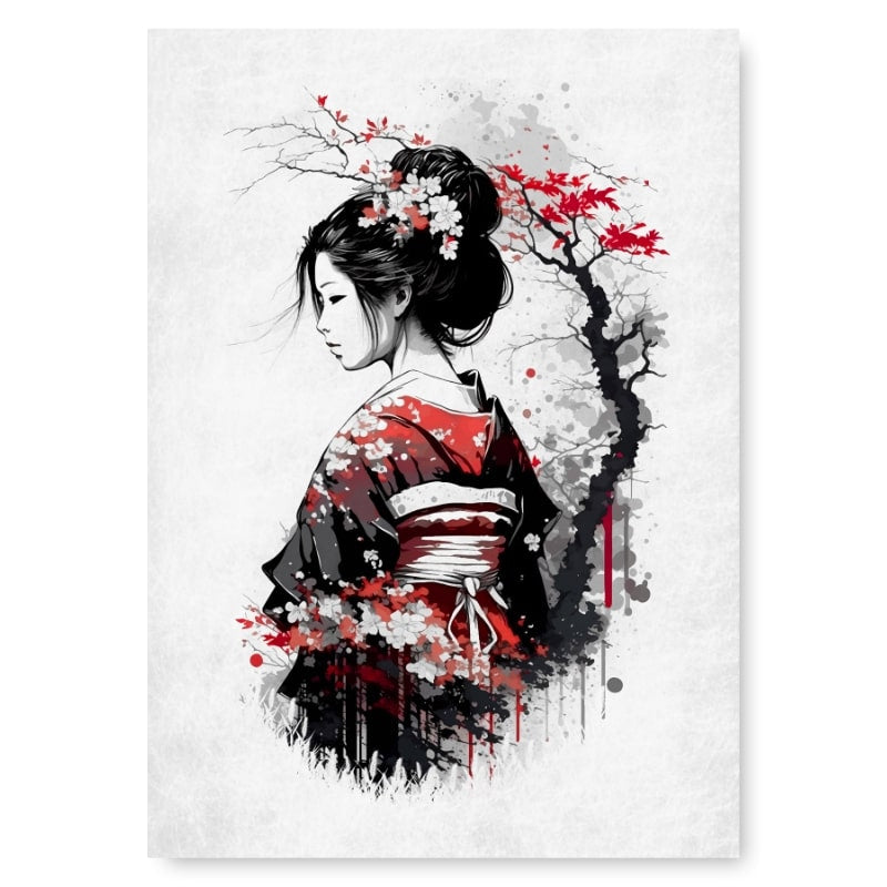 Nostalgia of a Geisha Japansk affisch A3