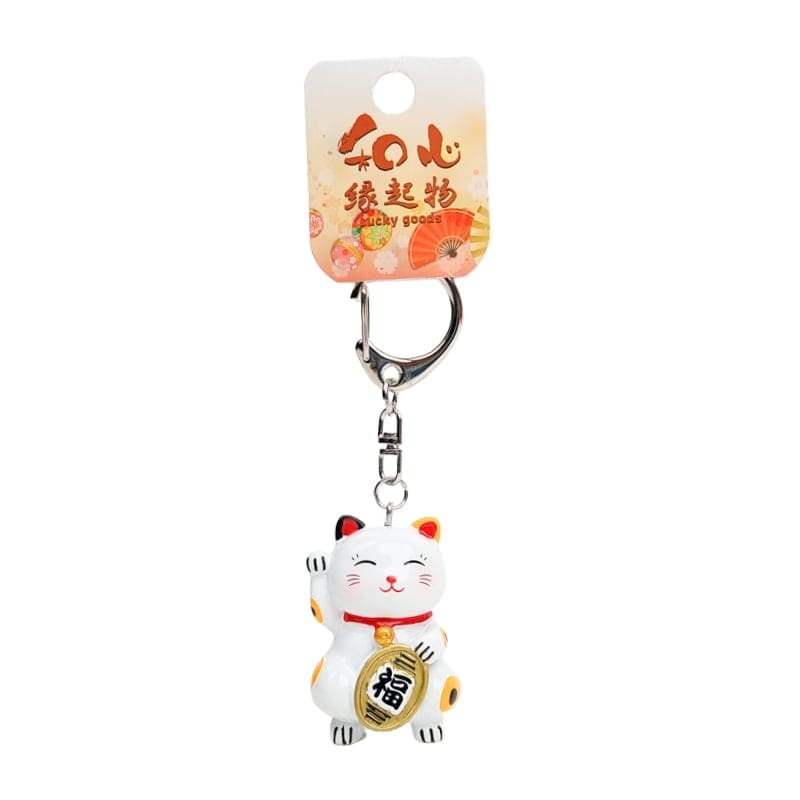 Nyckelring Maneki Neko Kawaii