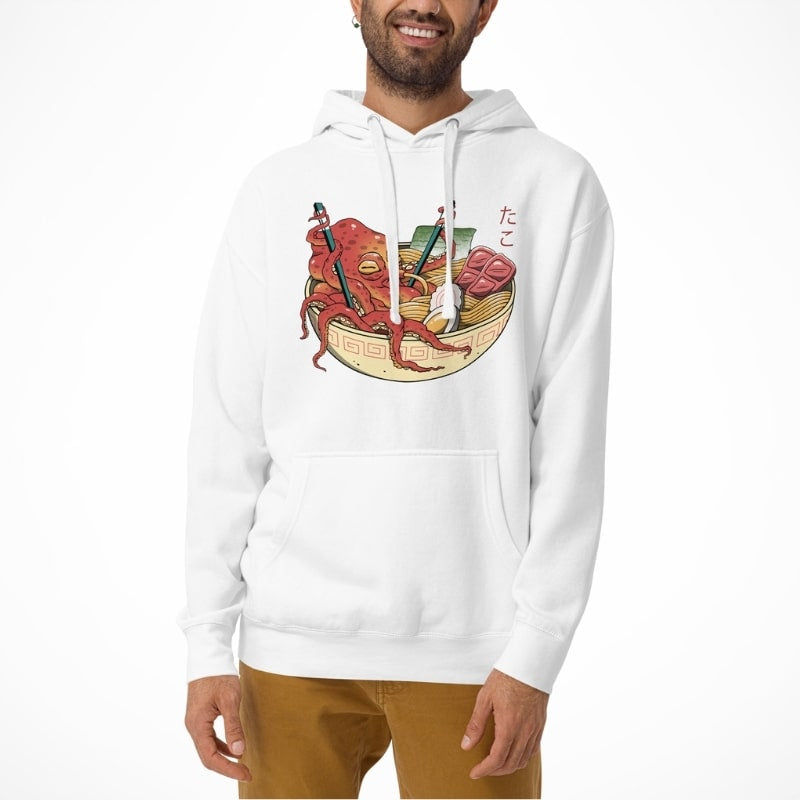 Octopus Ramen Japansk Sweatshirt