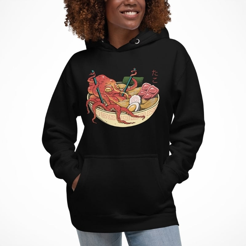 Octopus Ramen Japansk Sweatshirt