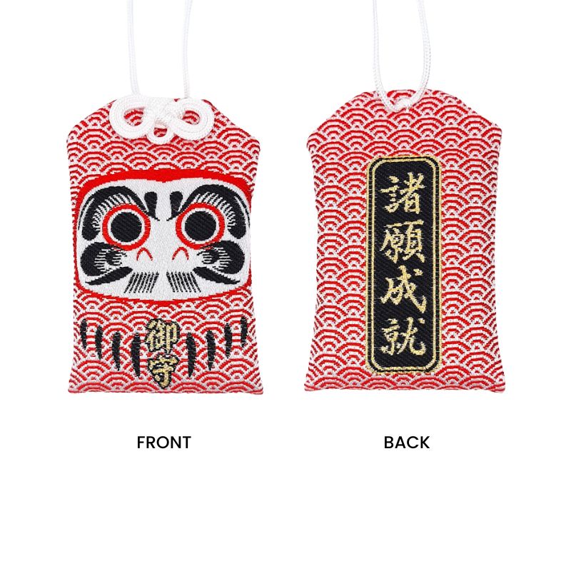 Omamori japansk Daruma