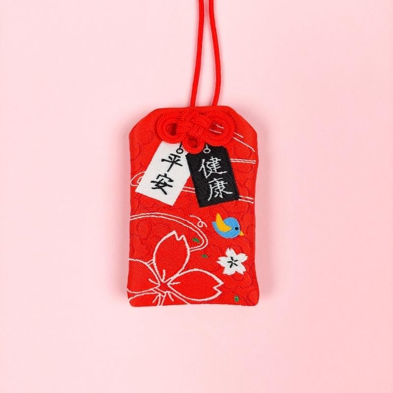 Omamori Kawaii Röd Uggla