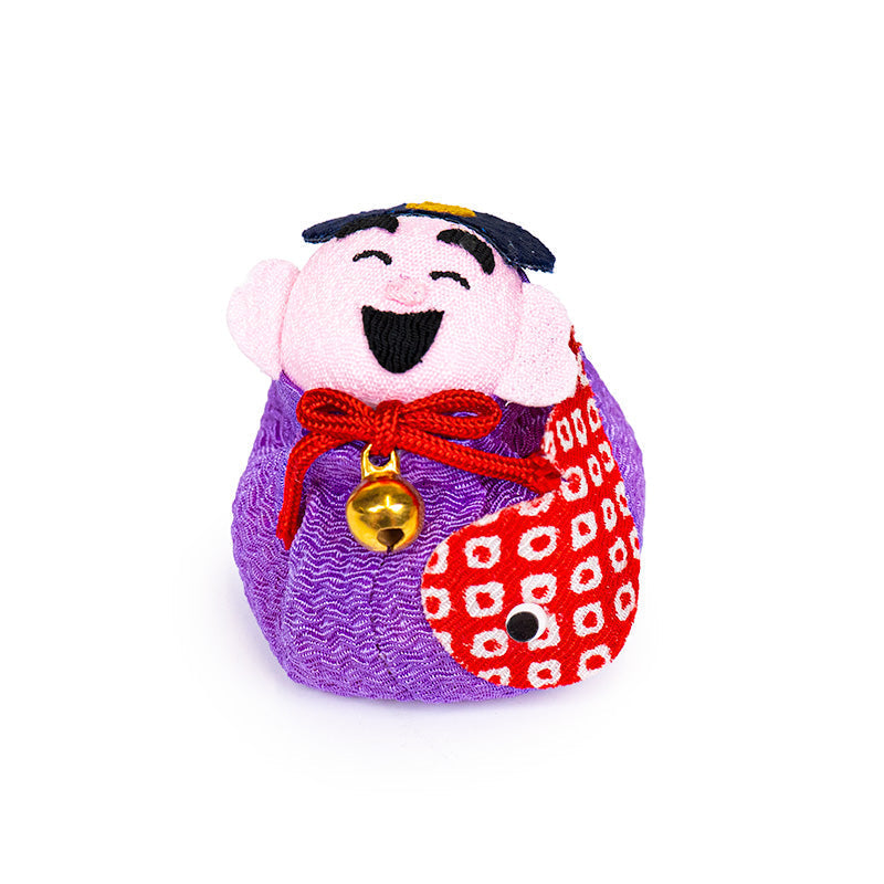 Otedama-docka Japansk Chirimen Ebisu