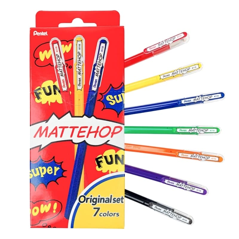 Pentel Mattehop Original Set färgpennor