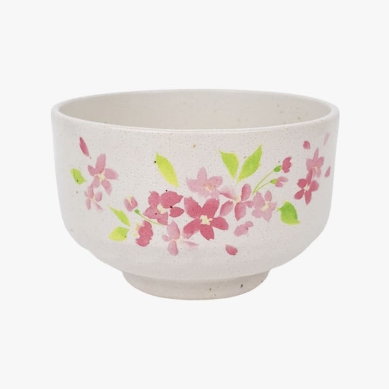 Pink Sakura japansk matcha skål