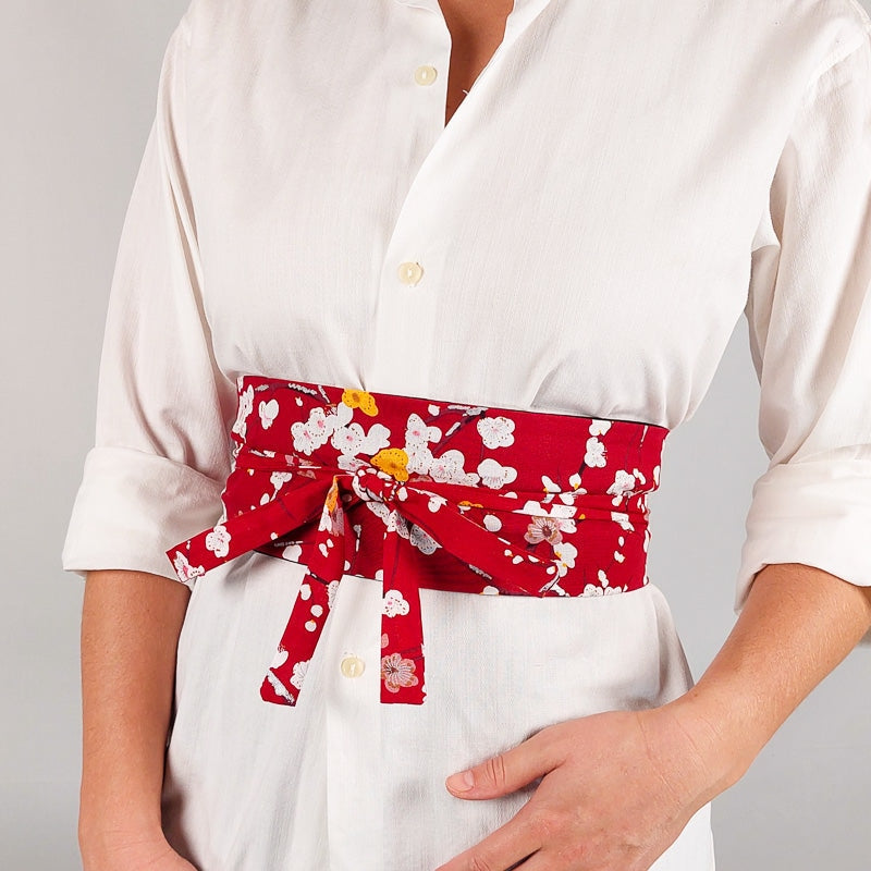 Plum Blossom Obi Bälte S