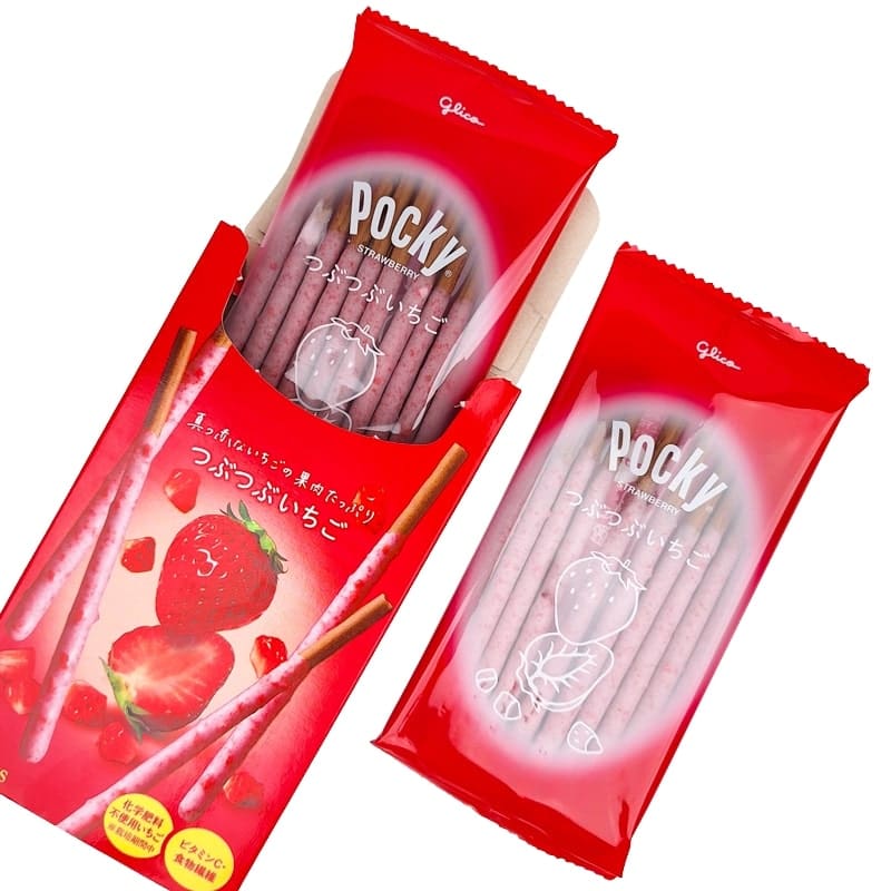 Pocky Choklad och Jordgubb