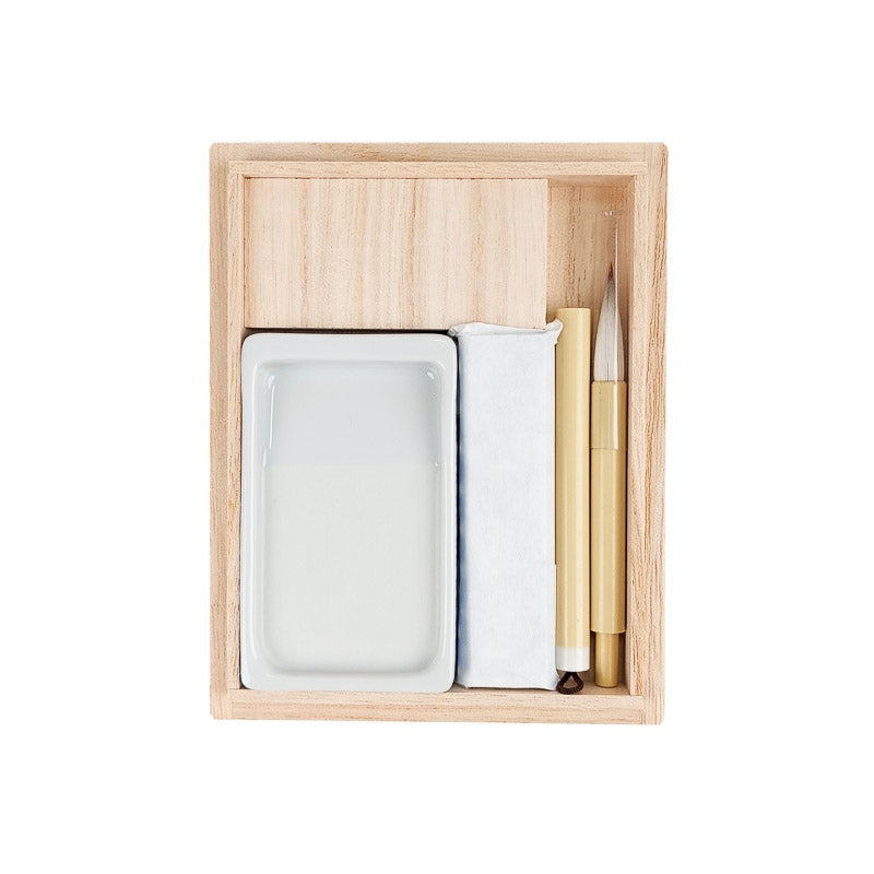 Presentförpackning med japansk kalligrafi