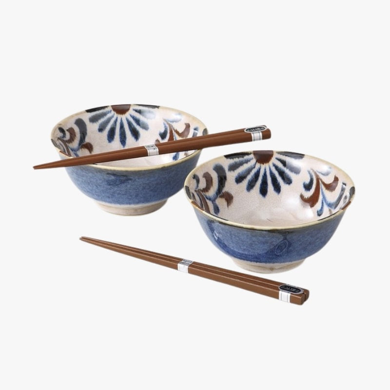 Presentförpackning med japanska skålar