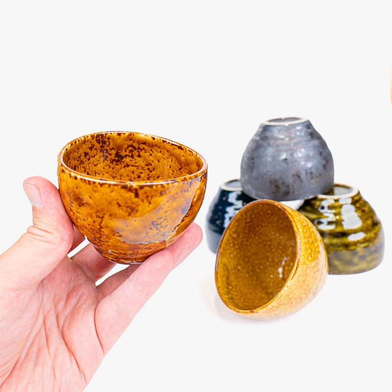 Presentset med 5 japanska koppar Hannari