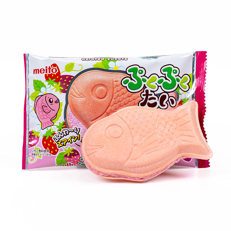 Puku Puku Taiyaki Vaffla – Jordgubb
