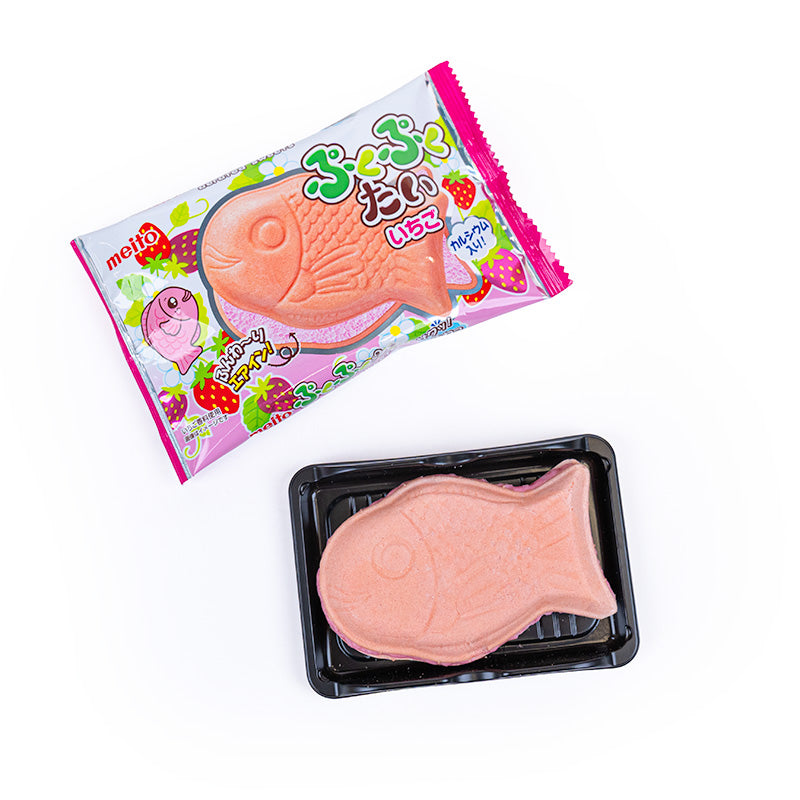 Puku Puku Taiyaki Vaffla – Jordgubb