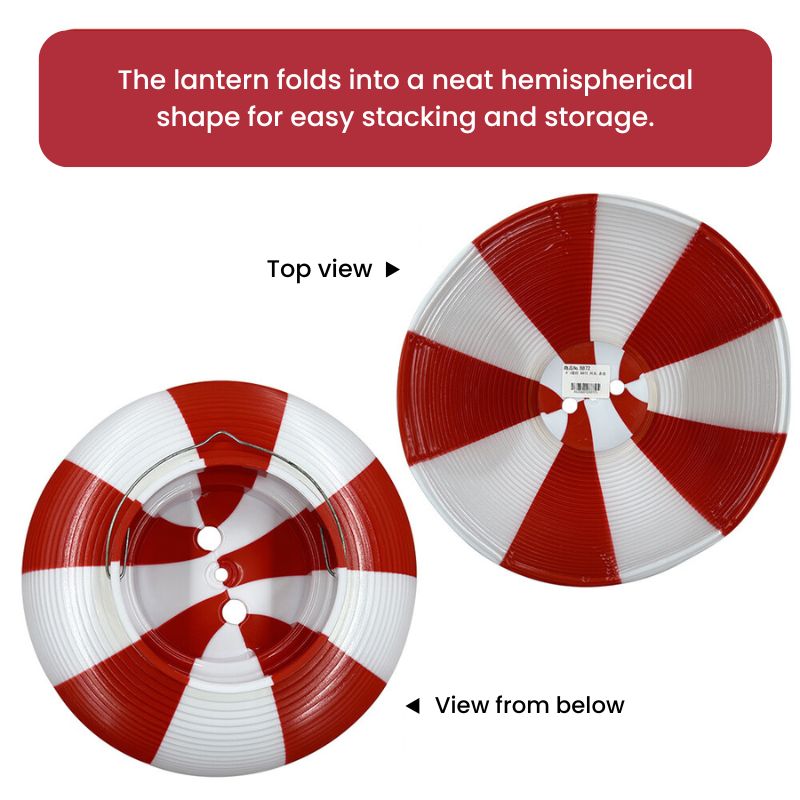 Japansk lykta - Röd Chochin