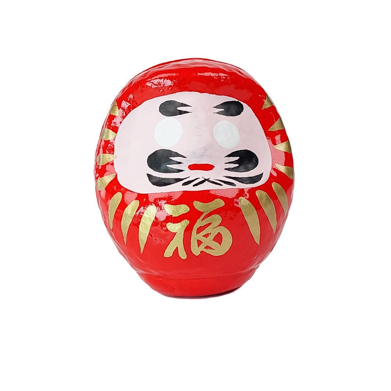 Röd japansk daruma 4,5 och 9 cm 4,5 cm