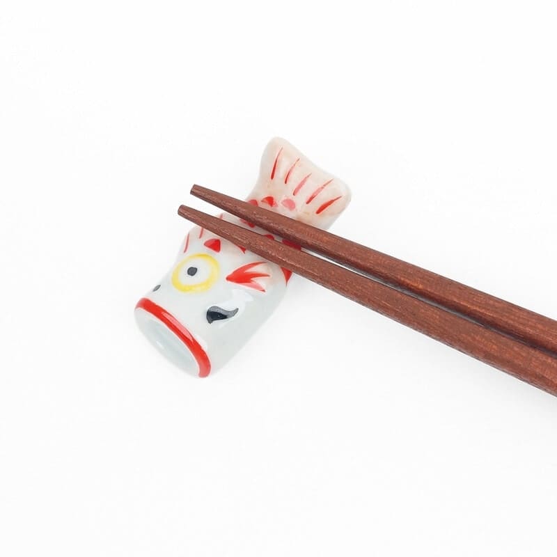 Röd Koinobori japansk ätpinne rest