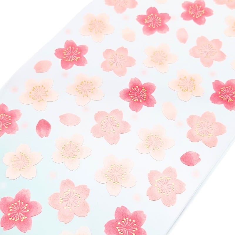 Sakura blommor Japanska klistermärken