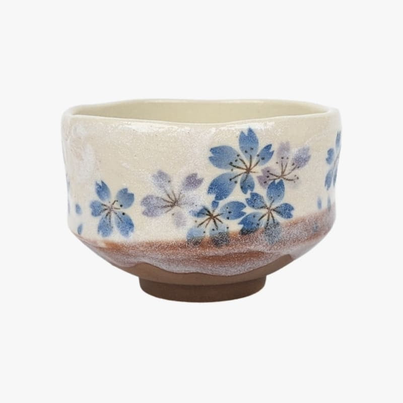 Sakura Blue japansk matcha skål