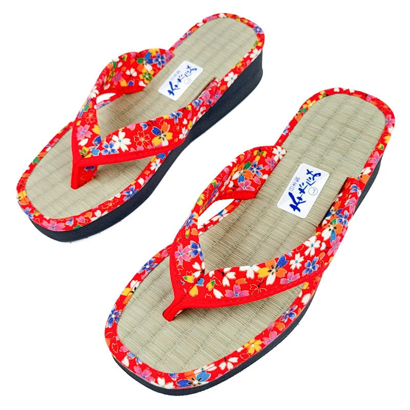 Sakura Röd Japansk Zori EU 35 37