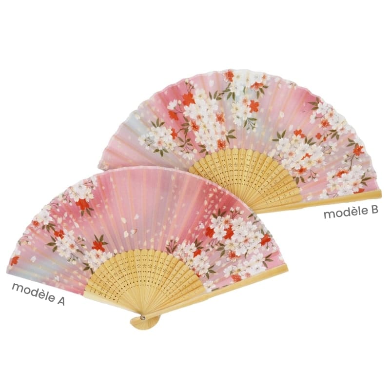 Sakura rosa japansk solfjäder