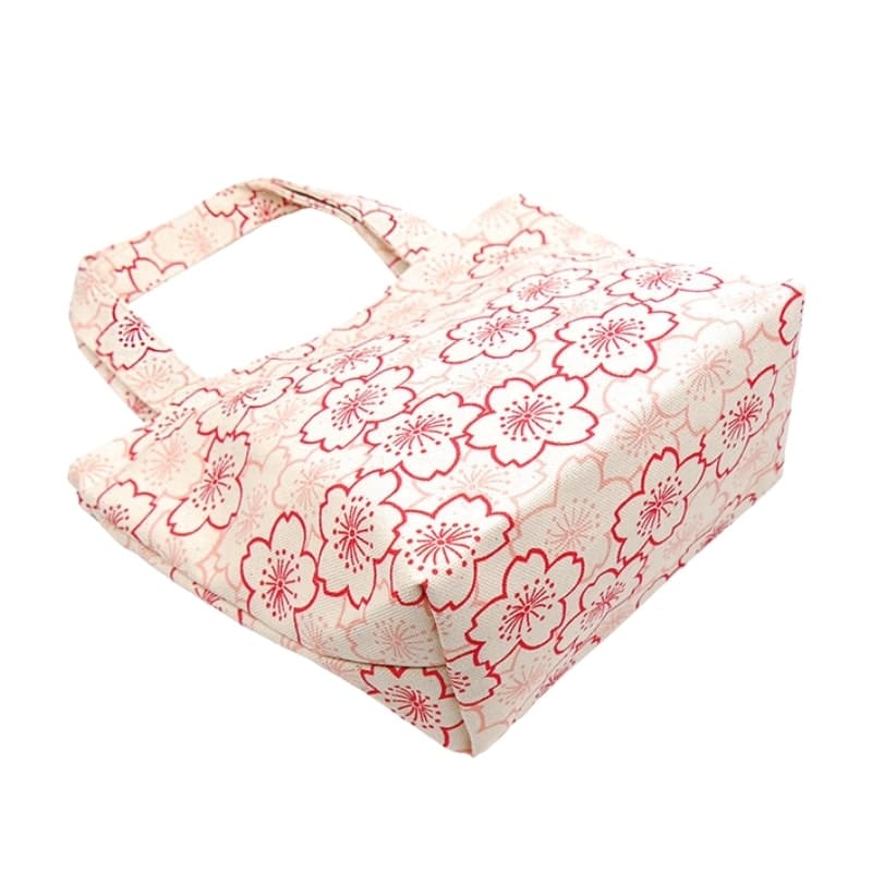 Sakura rosa japansk tygväska