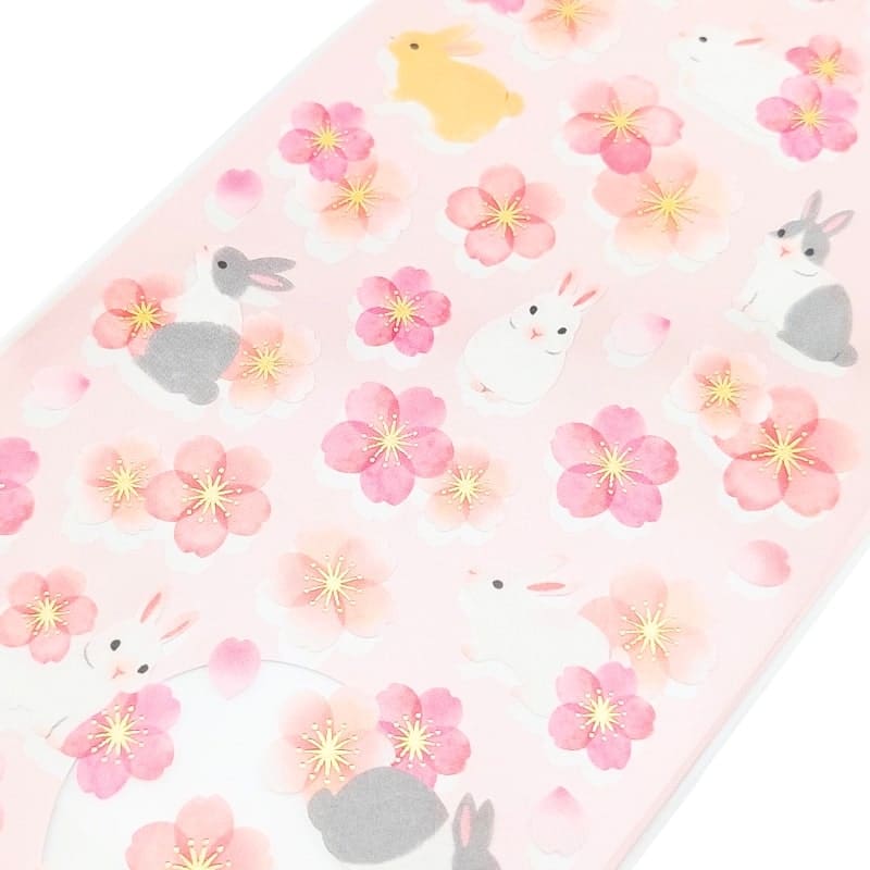 Sakura Usagi Japanska klistermärken