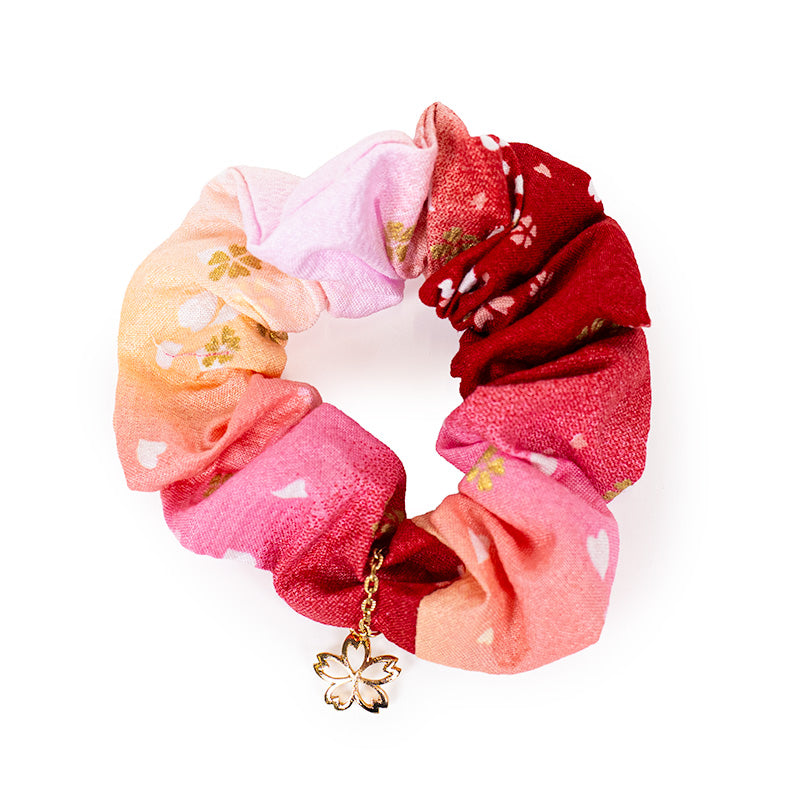 Scrunchie Japanskt Tyg Rosa