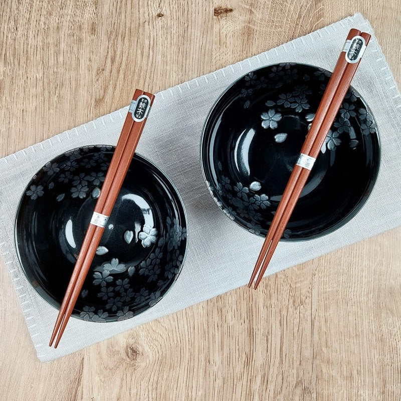 Set med 2 japanska Hanami skålar