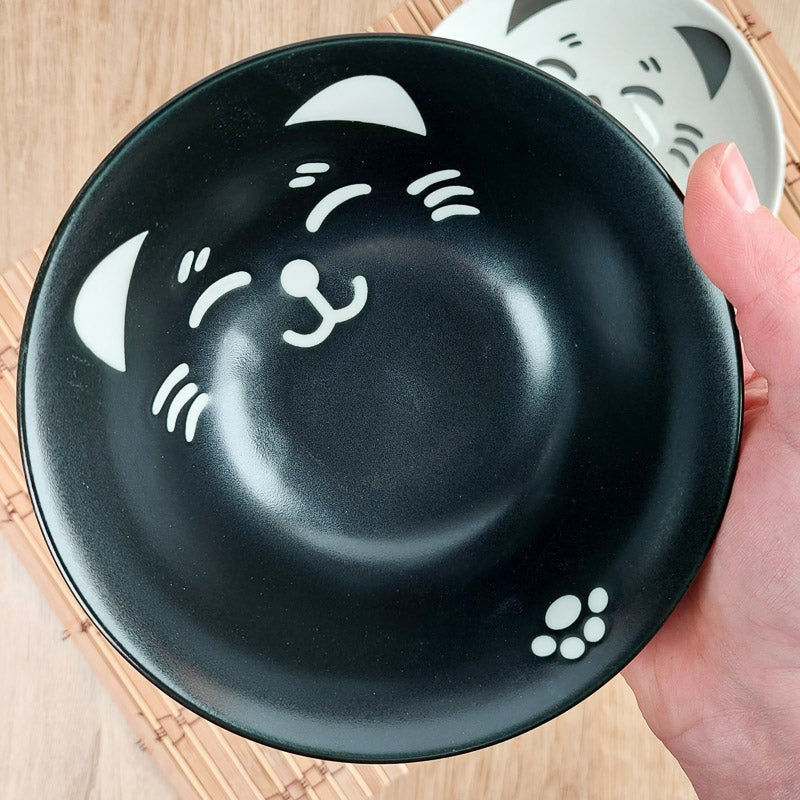 Set med 2 skålar med katt amen