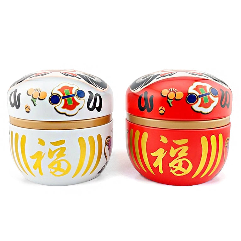 Set med 2 Teburkar i Metall - Daruma
