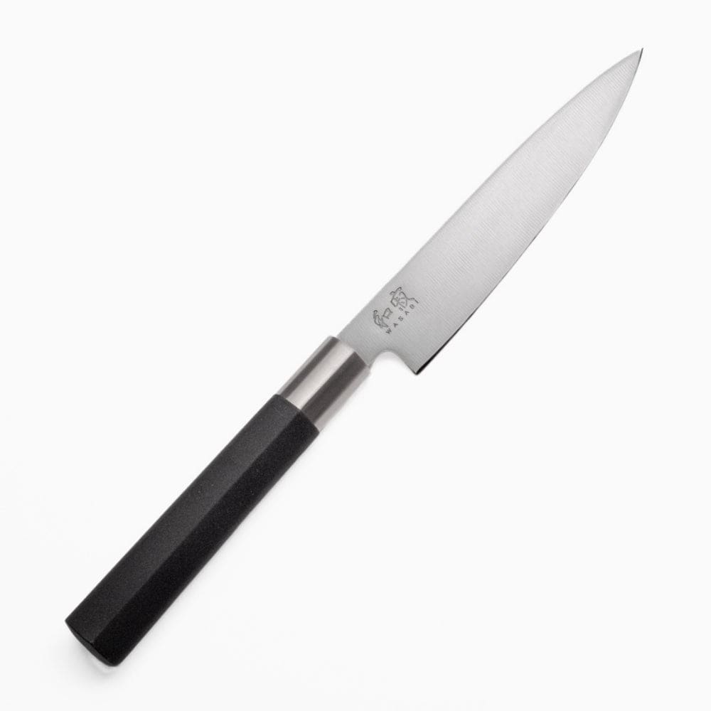 Set om 3 KAI Wasabi Black japanska knivar