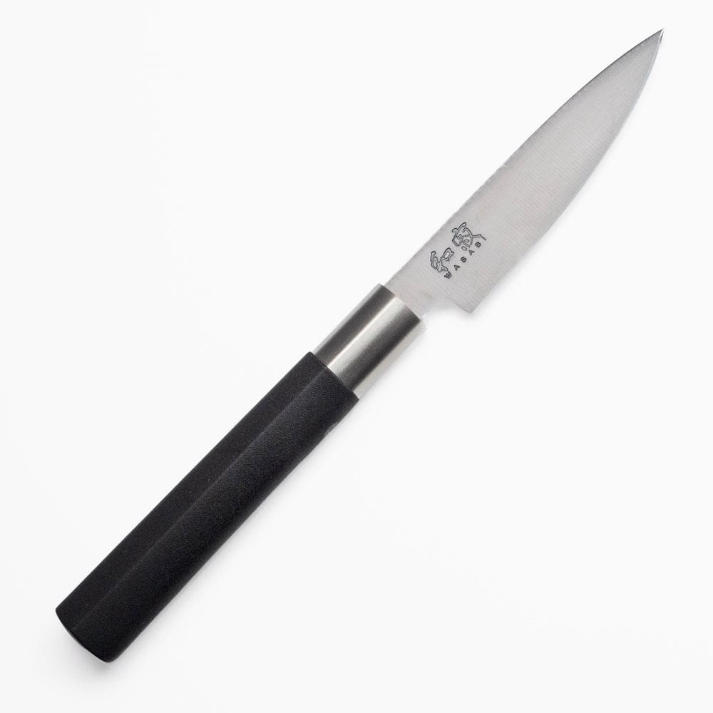 Set om 3 KAI Wasabi Black japanska knivar