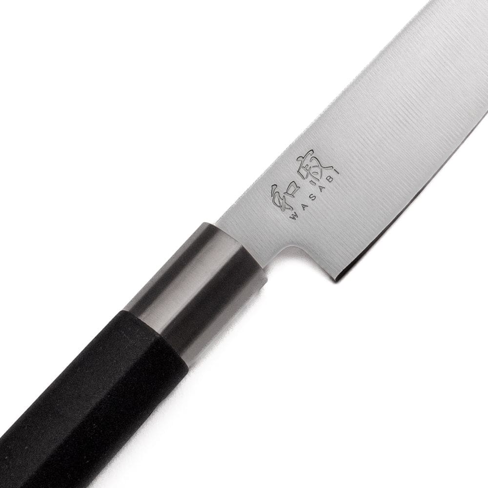 Set om 3 KAI Wasabi Black japanska knivar