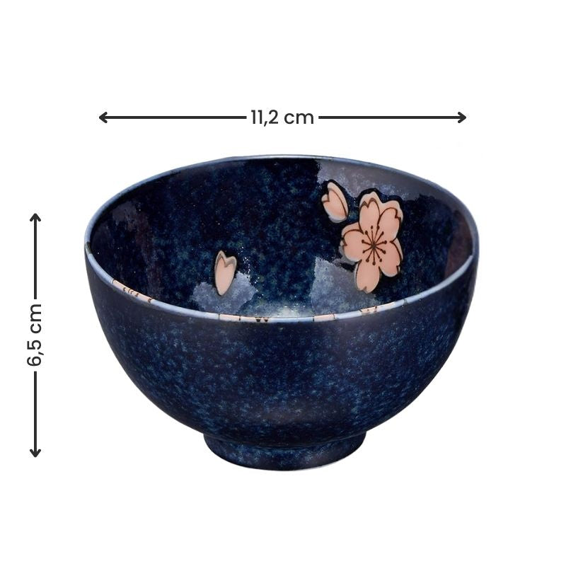 Set om 5 japanska Sakura skålar
