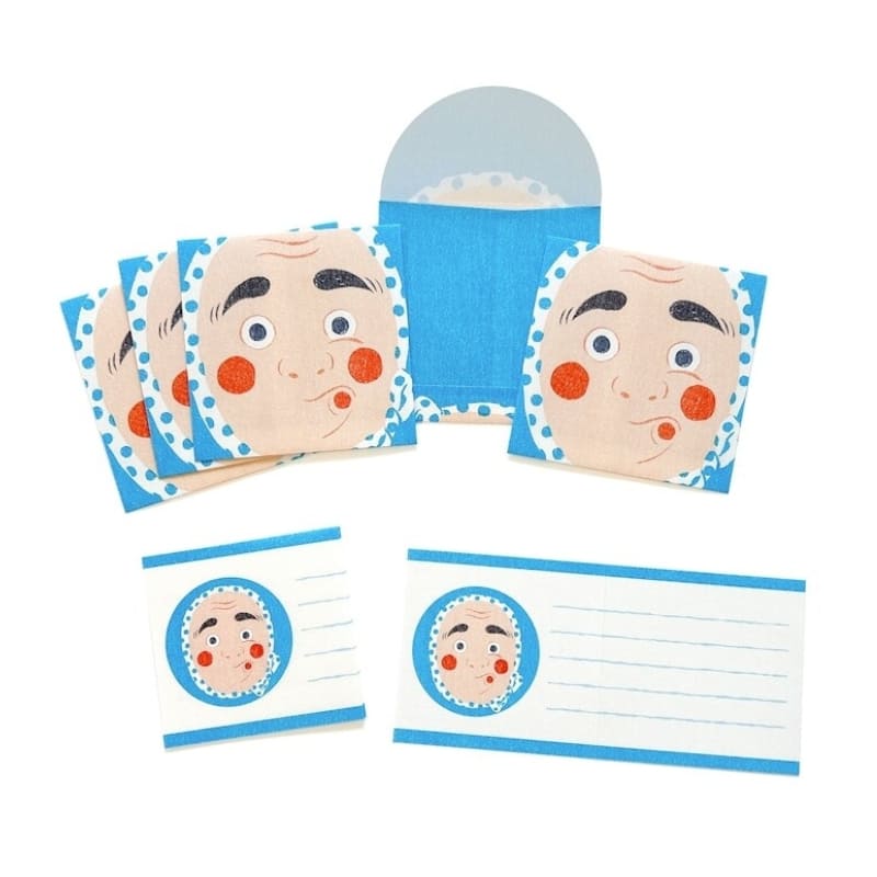 Brevpapper Set Pochibumi Hyottoko