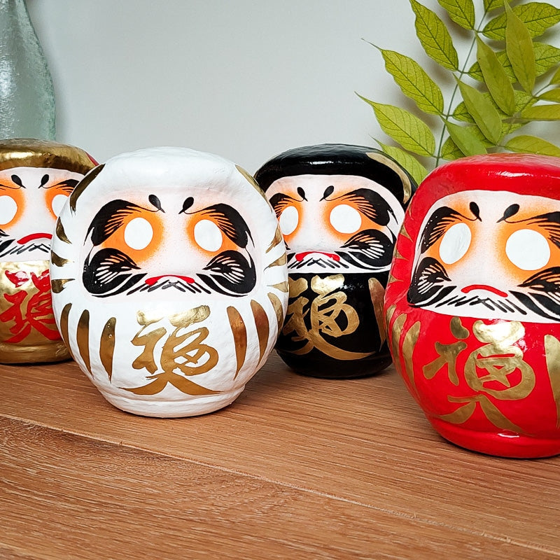 Stor röd Daruma 12 och 15 cm