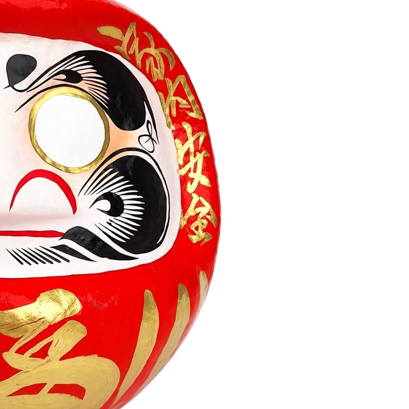 Stor röd Daruma 23 cm