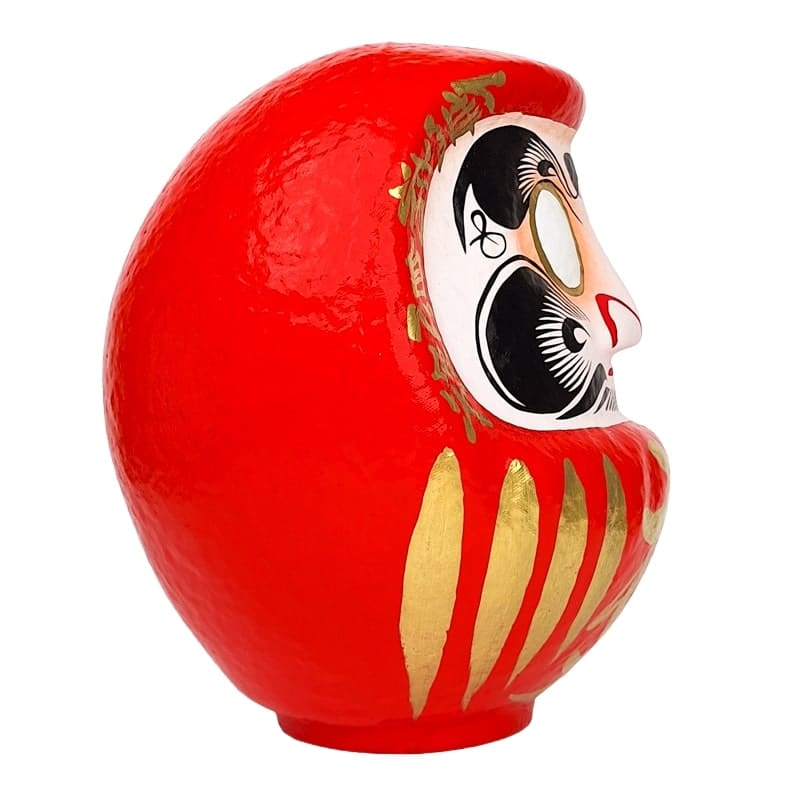Stor röd Daruma 23 cm