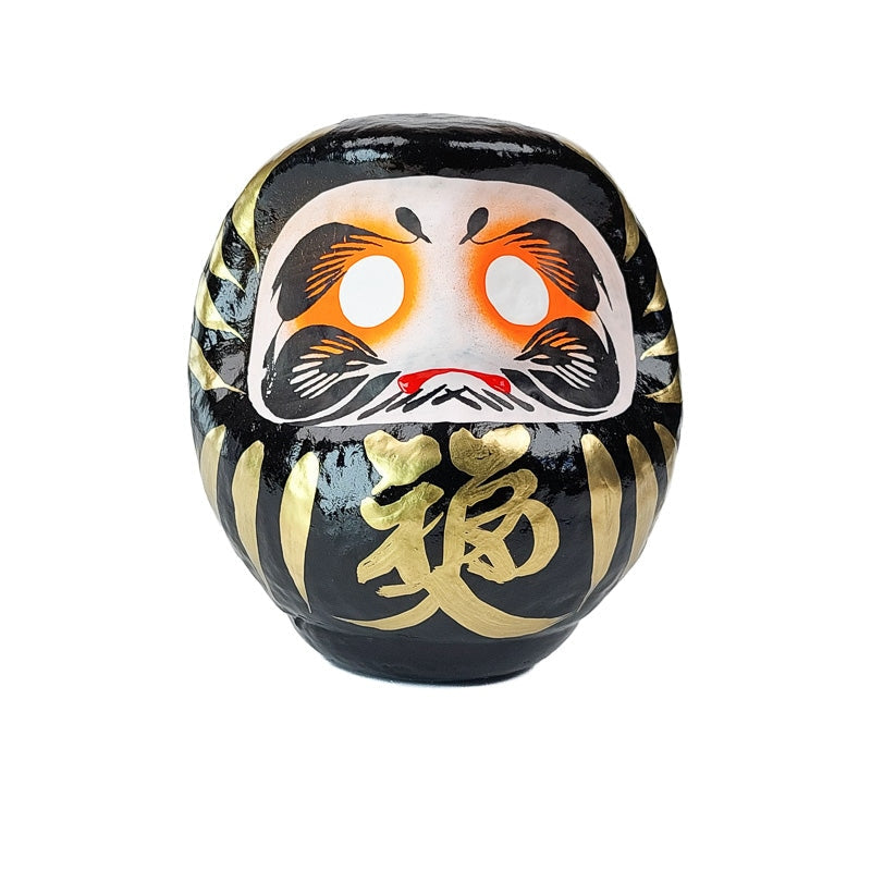 Stor svart Daruma 12 och 15 cm