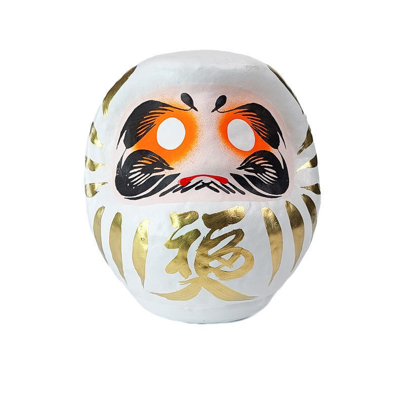 Stor vit Daruma 12 och 15 cm