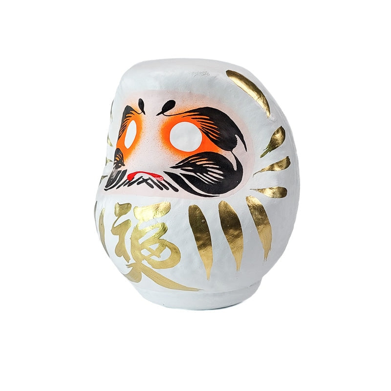 Stor vit Daruma 12 och 15 cm