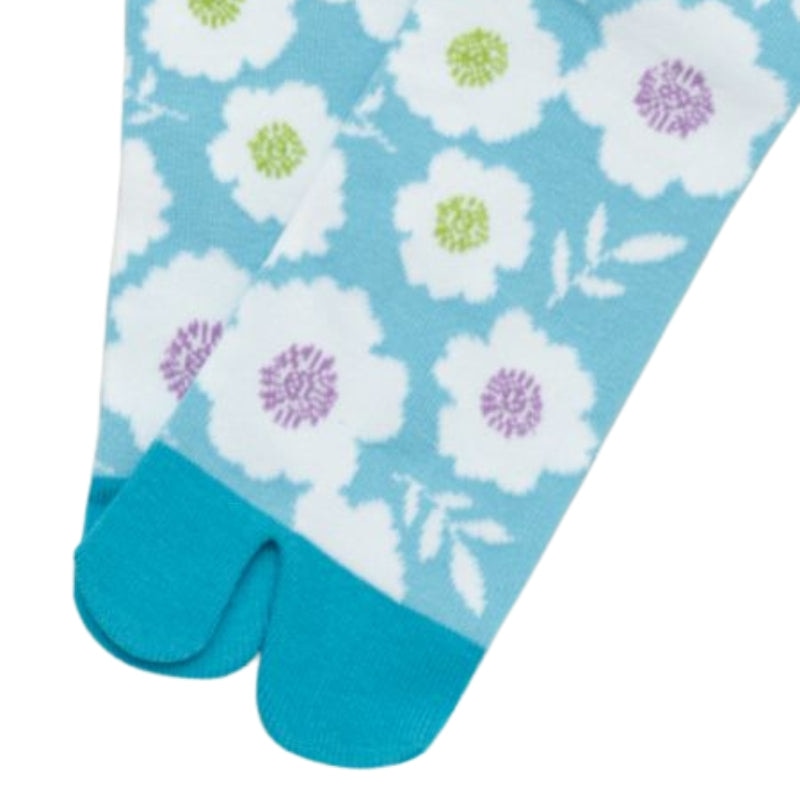 Strumpor med japanska blommor EU 36 40